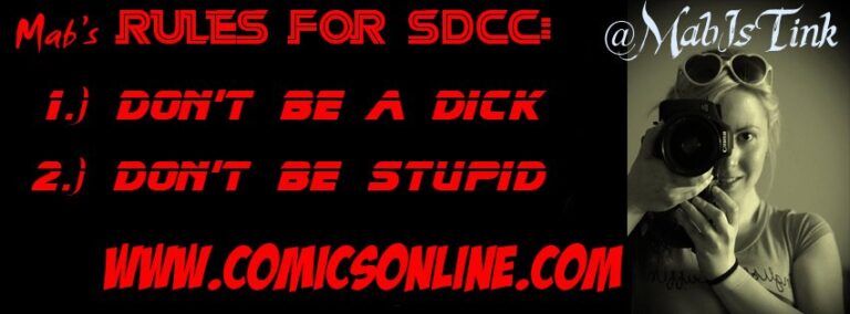 SDCC 2013: Mab’s 5 Day Con Diary