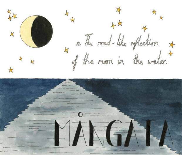 Mangata - Swedish, noun
