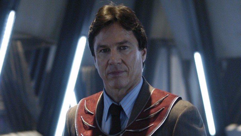 Richard as Tom Zarek in the reimagined BSG series