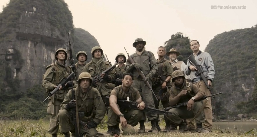 Samuel L. Jackson's troop of soldiers
