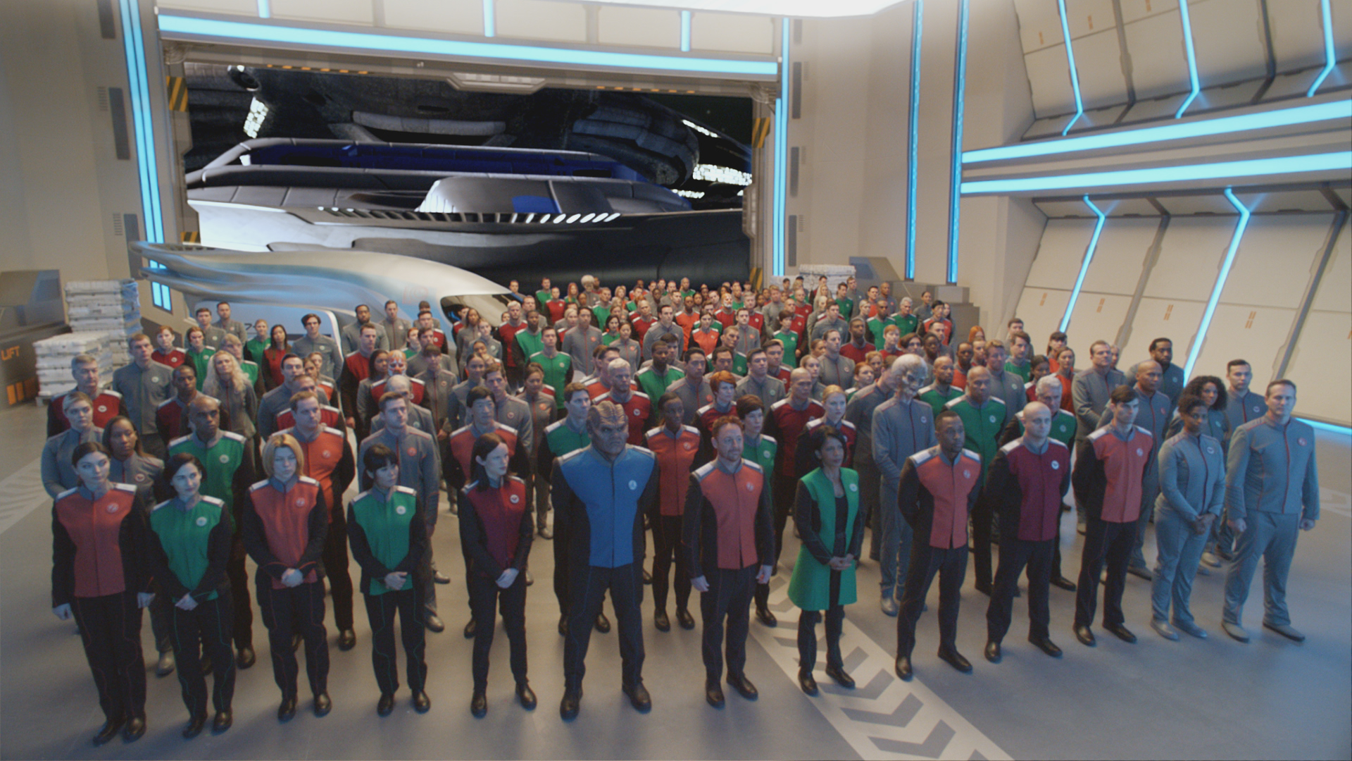 THE ORVILLE: The crew of The Orville in THE ORVILLE premiering on FOX. ©2017 Fox Broadcasting Co. Cr: FOX
