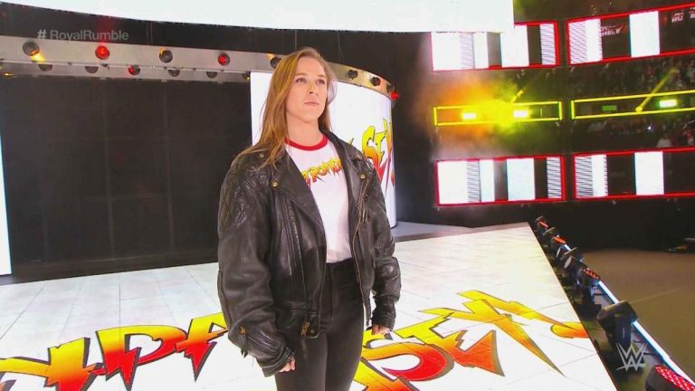 Ronda Rousey, In Roddy Piper’s Jacket, Points To Future With WWE
