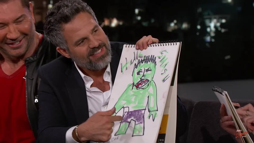 'Avengers: Infinity War' Cast Draws Their Characters On Jimmy Kimmel Live