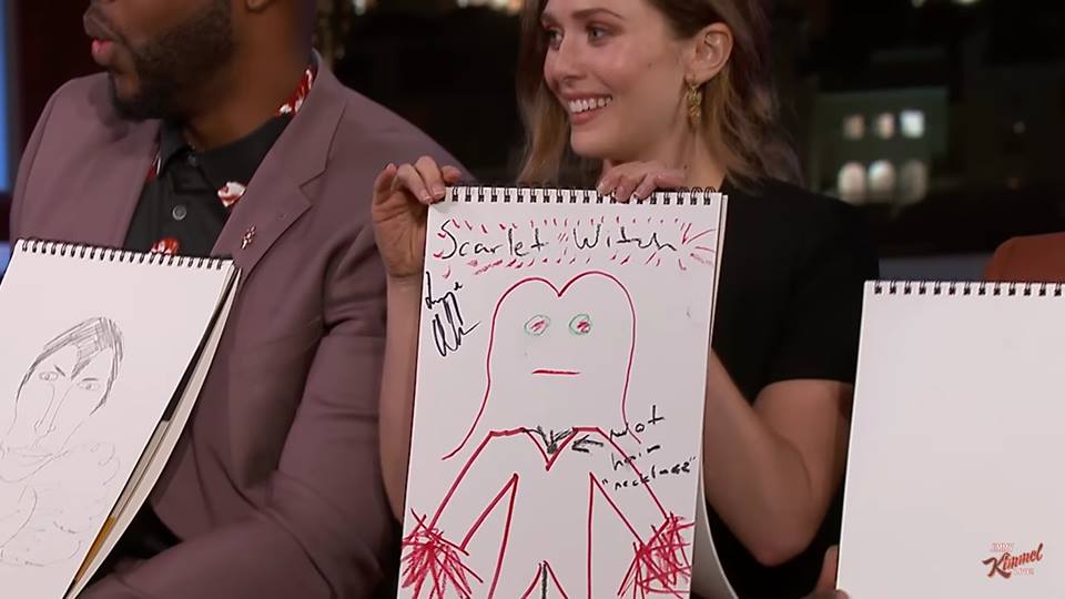 'Avengers: Infinity War' Cast Draws Their Characters On Jimmy Kimmel Live