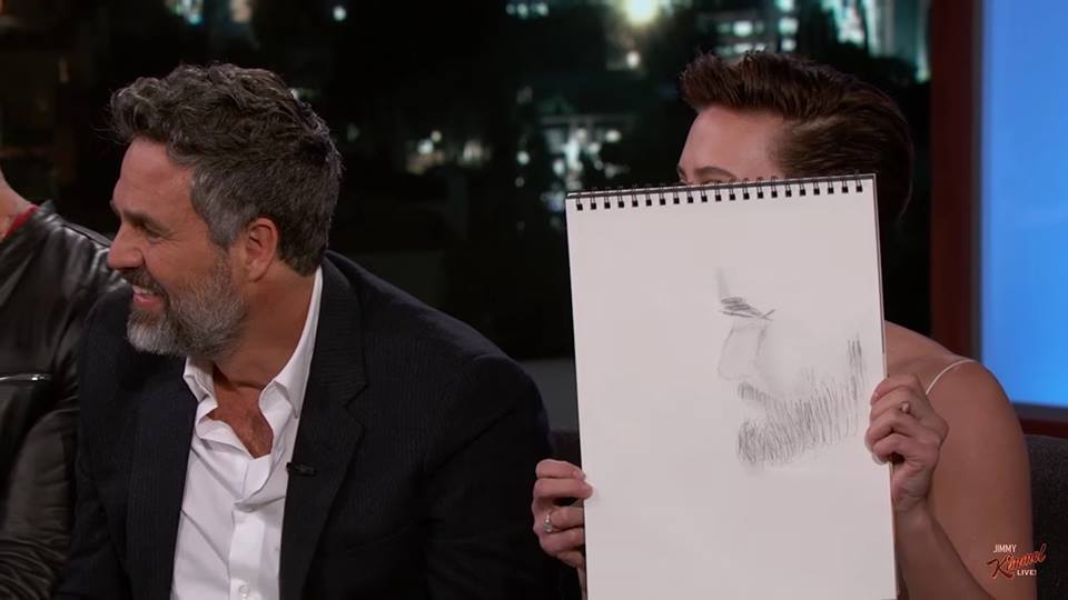 'Avengers: Infinity War' Cast Draws Their Characters On Jimmy Kimmel Live