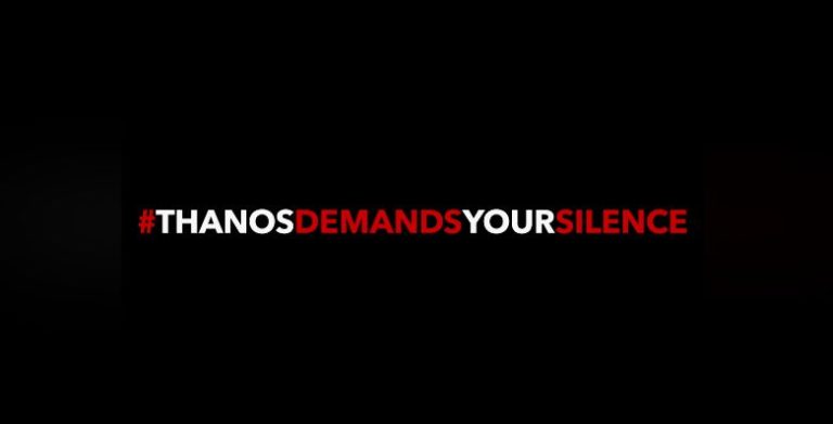 Marvel Releases #ThanosDemandsYourSilence PSA Video For ‘Avengers: Infinity War’ Spoilers