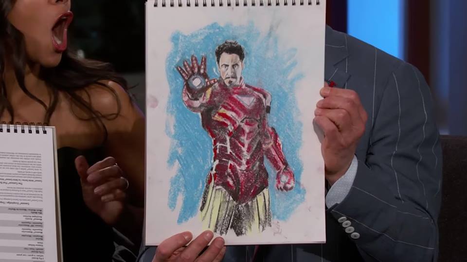 'Avengers: Infinity War' Cast Draws Their Characters On Jimmy Kimmel Live