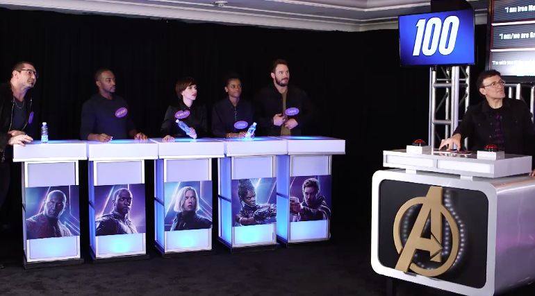 The Avengers Played 'Avengers: Infinity War' Family Feud Today