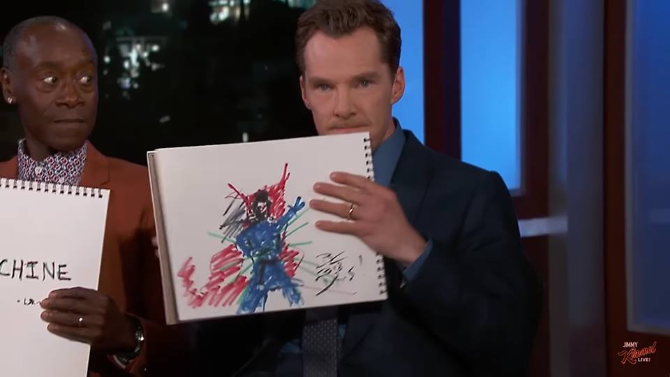 'Avengers: Infinity War' Cast Draws Their Characters On Jimmy Kimmel Live