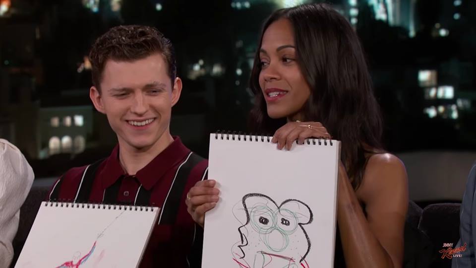 'Avengers: Infinity War' Cast Draws Their Characters On Jimmy Kimmel Live