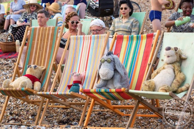 Pooh, Piglet, Eeyore and Tigger Sunbathe In New ‘Christopher Robin’ Image