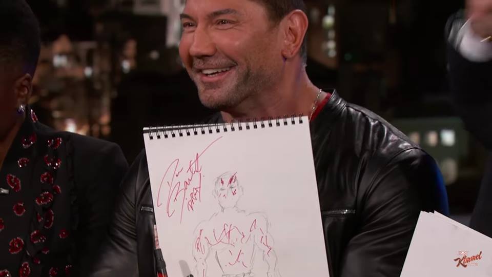 'Avengers: Infinity War' Cast Draws Their Characters On Jimmy Kimmel Live