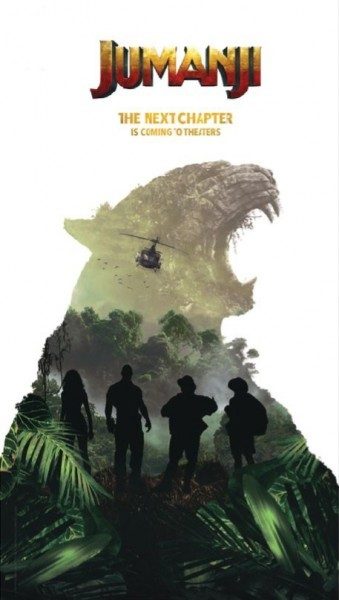 Posters for Jumanji 3, Men in Black Reboot, and Shazam! from Vegas Licensing Expo
