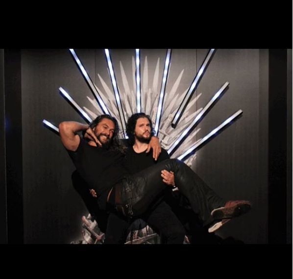 Jason Momoa, in Ireland with the Game of Thrones Cast Again