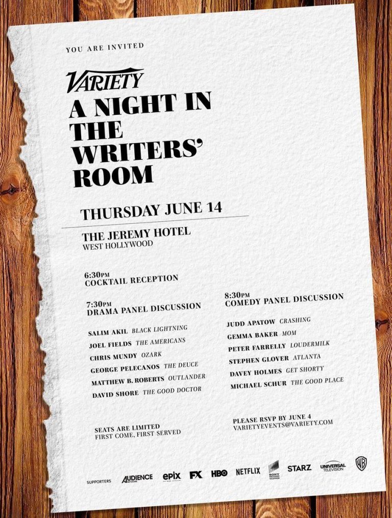 1 Female Writer out of 12: Variety’s A Night in the Writers’ Room Event