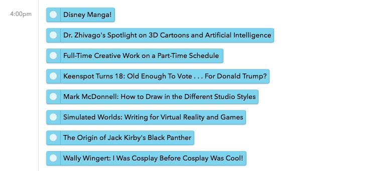 SDCC 2018 Sunday Schedule is Live