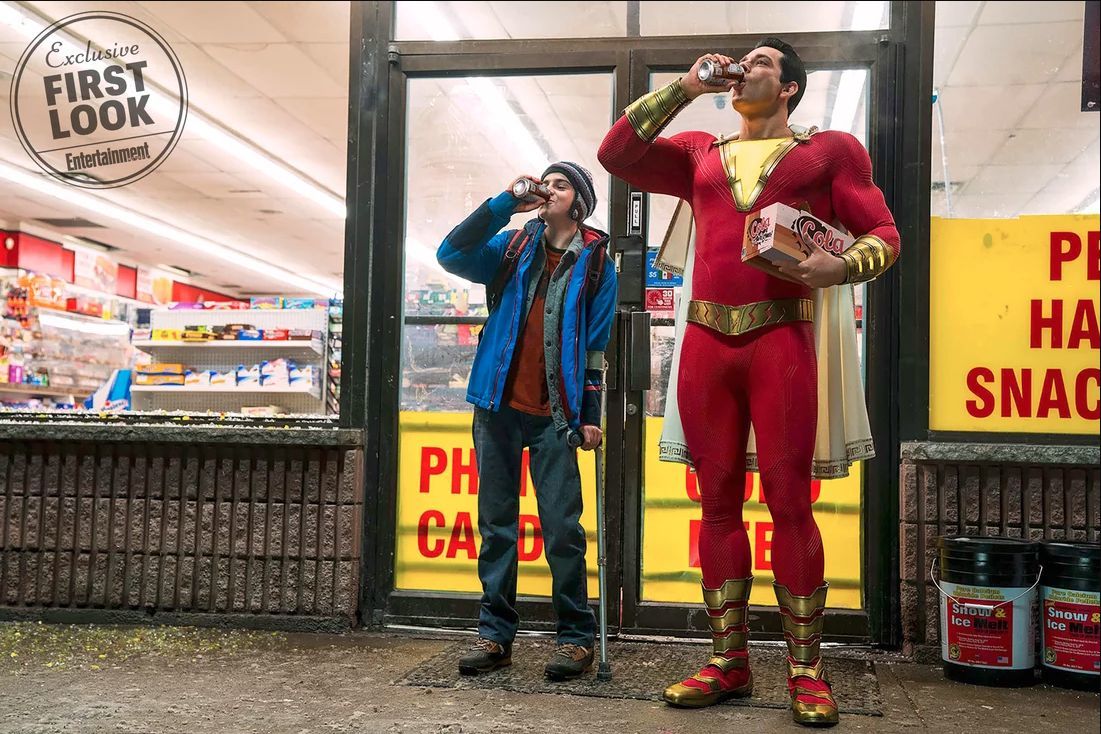 First (Official) Photo of Zachary Levi in Shazam! Hits