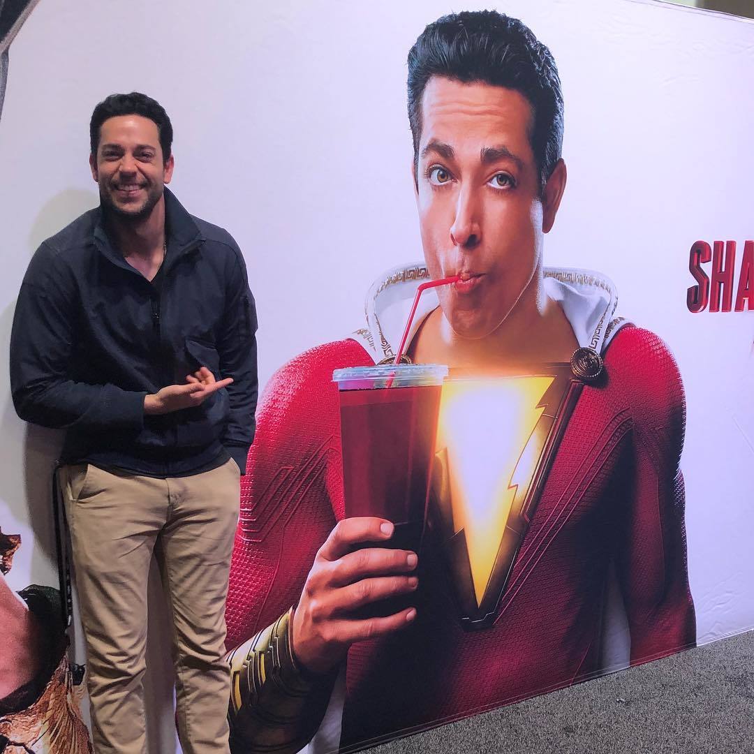 First (Official) Photo of Zachary Levi in Shazam! Hits