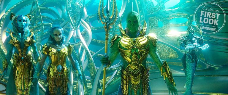 Aquaman’s The Fisherman King Glitters Like Sunken Treasure in Photo
