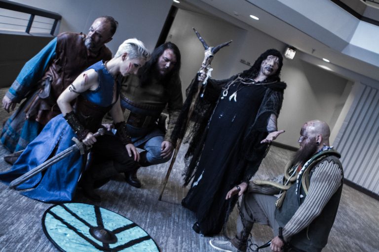 A Raid of Vikings Invade During Dragon Con 2018
