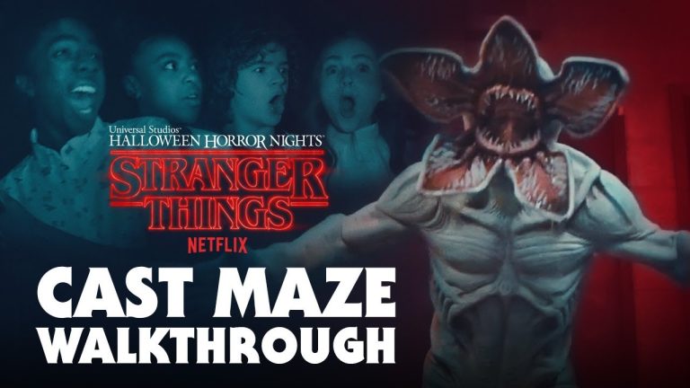 Cast of Stranger Things Does Halloween Horror Nights Maze