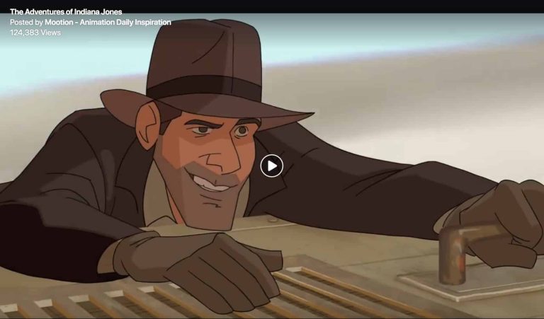 We LOVE this Indiana Jones Animated Adventure Short