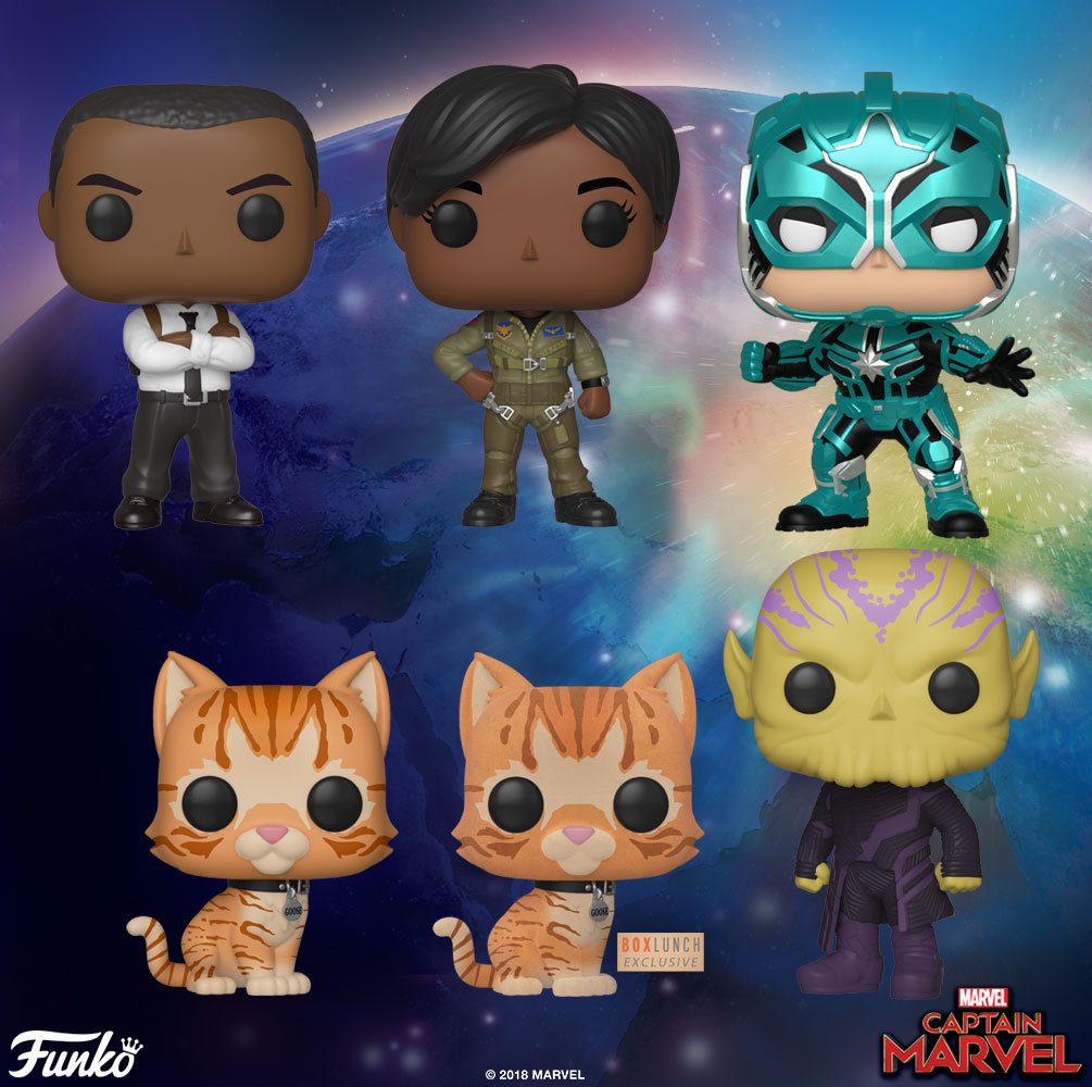 Funko Releases 'Captain Marvel' Line of Pops, Dorbz, and More!