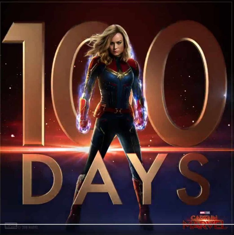‘Captain Marvel’ Opens in 100 Days, New Motion Poster to Celebrate!