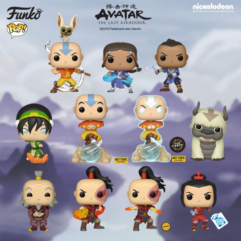 FUNKO Announces ‘Avatar: The Last Air Bender’ Pop Vinyls!