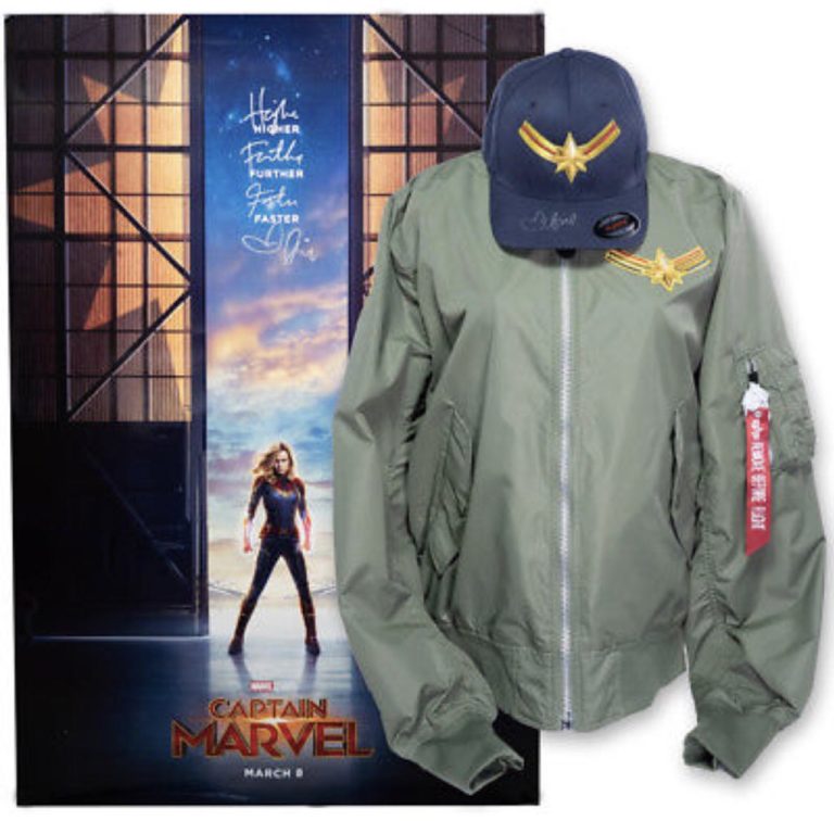 Brie Larson Adds ‘Captain Marvel’ Items to TimesUp Auction