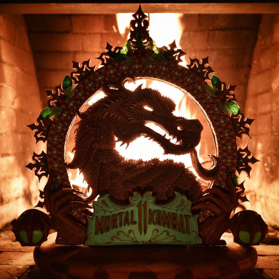 Christine McConnell's INCREDIBLE Mortal Kombat Gingerbread Dragon