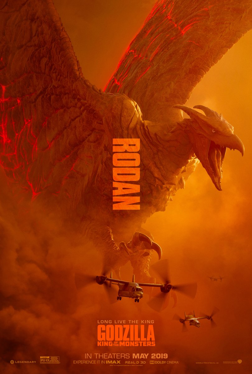 Meet The Titans of 'Godzilla: King of the Monsters', In Poster Form