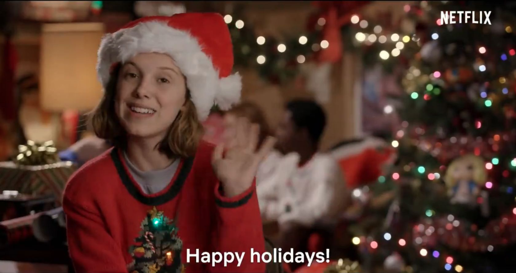 'Stranger Things' Kids Wrap Presents for Superfans