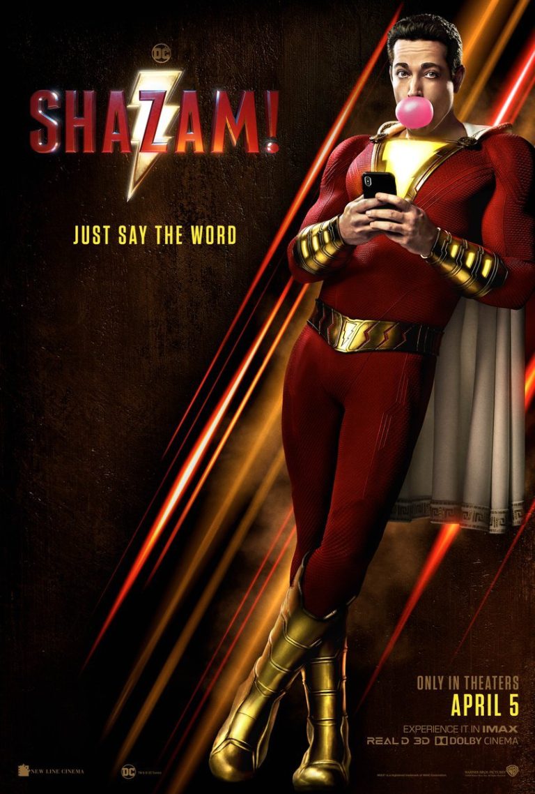 Zachary Levi Blows Bubbles in New ‘Shazam!’ Poster