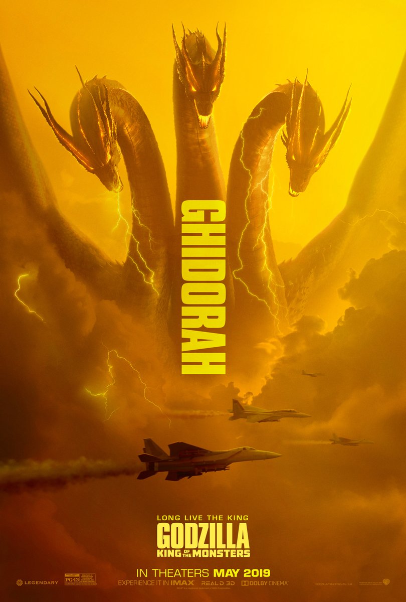 Meet The Titans of 'Godzilla: King of the Monsters', In Poster Form