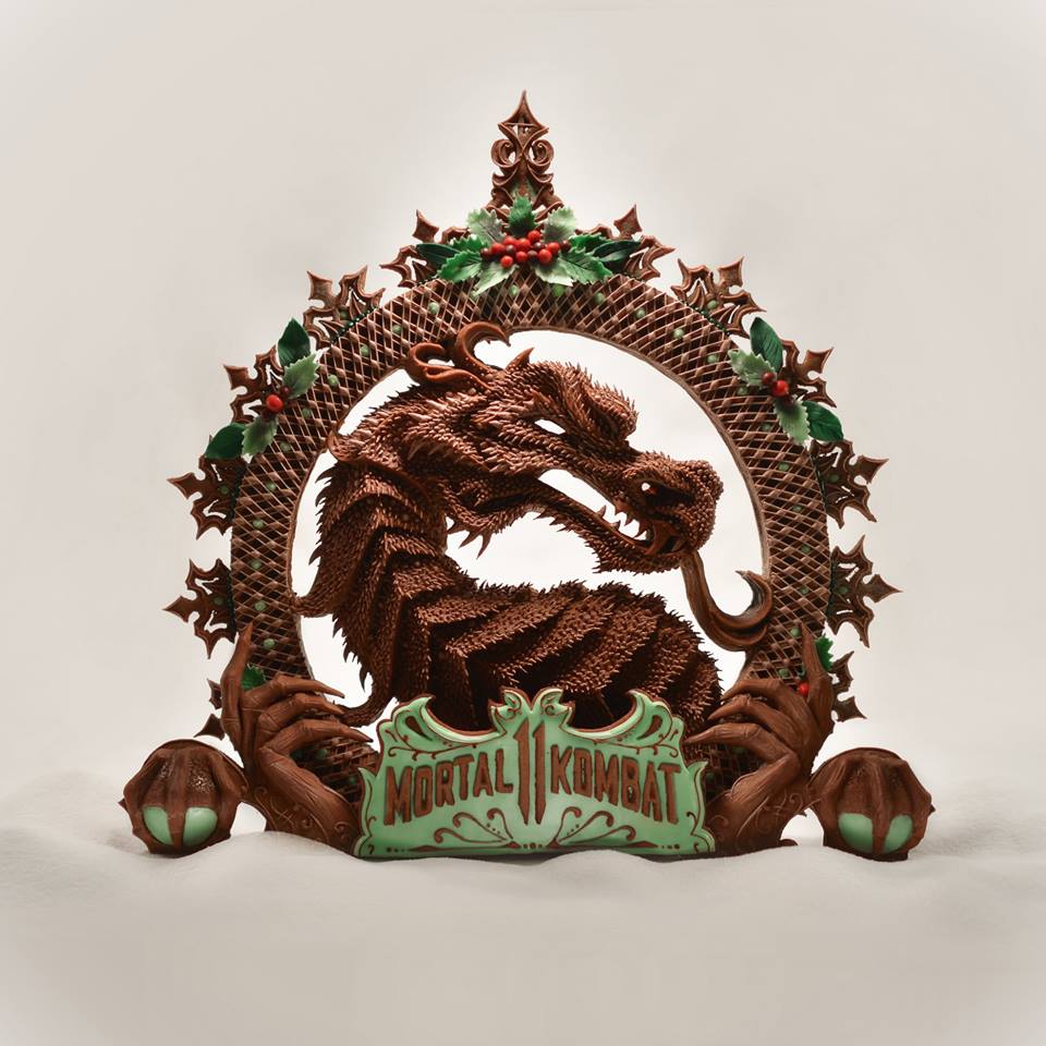 Christine McConnell's INCREDIBLE Mortal Kombat Gingerbread Dragon