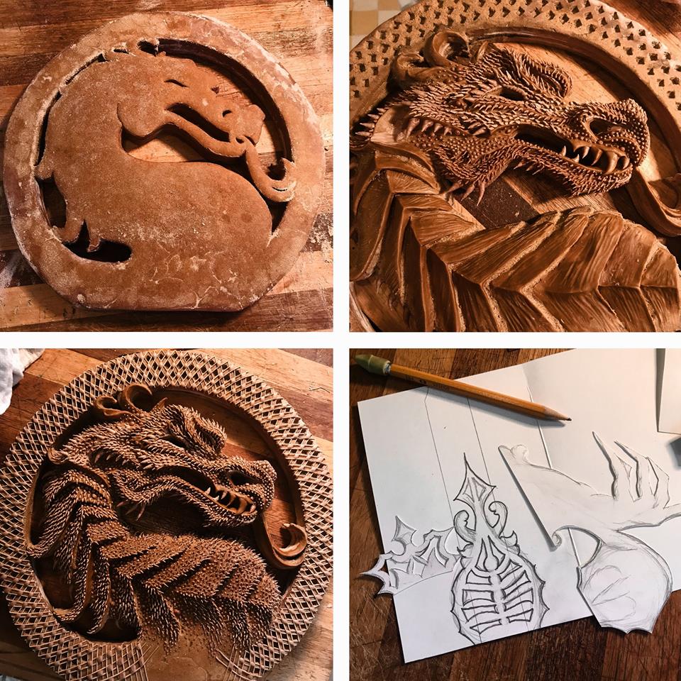 Christine McConnell's INCREDIBLE Mortal Kombat Gingerbread Dragon