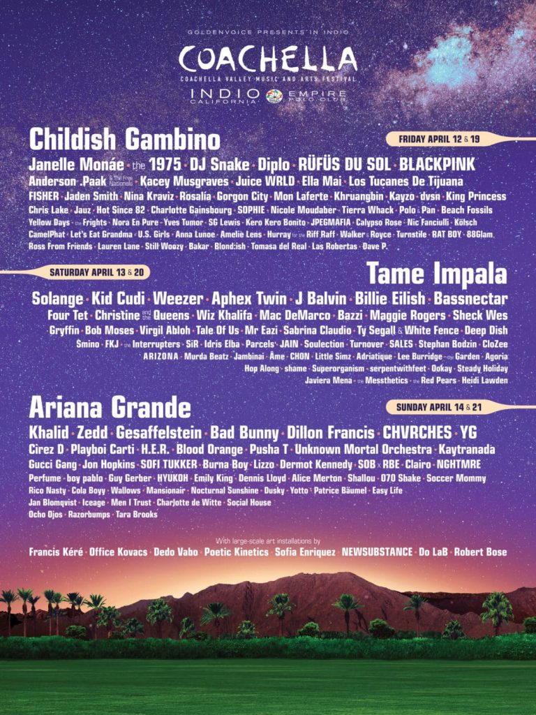 Coachella 2019 to Live Stream BOTH Weekends for FREE