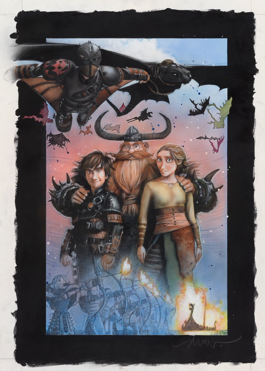 Drew Struzan out of Retirement for 'How To Train Your Dragon 3' Posters