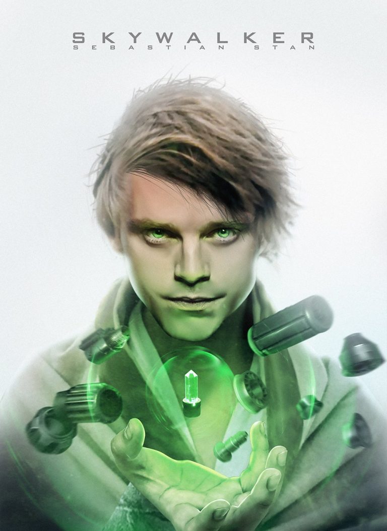 BossLogic Reimagines Sebastian Stan as Luke Skywalker