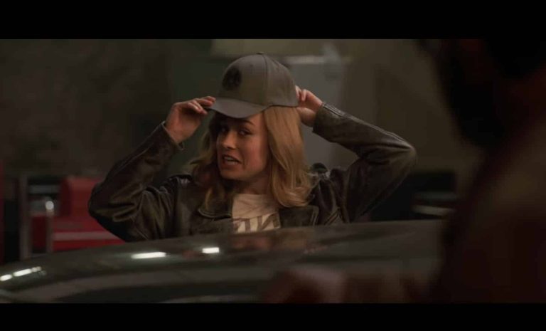 Brie Larson Made Buttons to Give Out on ‘Captain Marvel’ Set