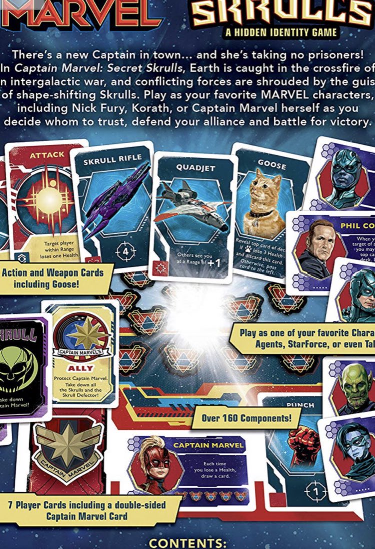 Check Out the Captain Marvel: Secret Skrulls Card Game!