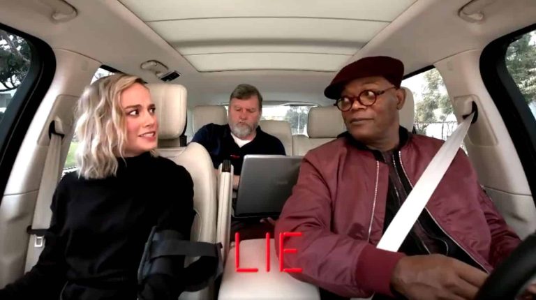 Brie Larson, Samuel L. Jackson Do Lie Detector Tests on Carpool Karaoke