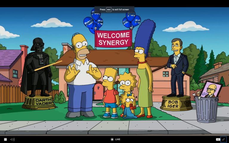 Homer Welcomes Disney Corporate Overlords in Disney+ ‘The Simpsons’ Announcement