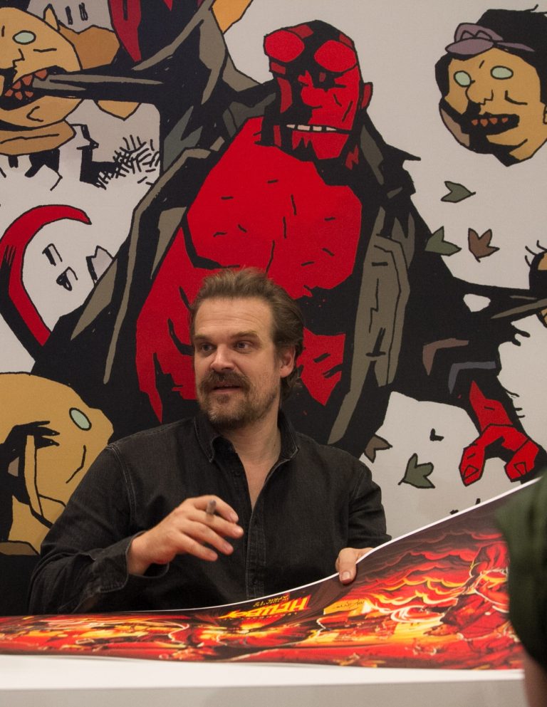 David Harbour Shares Heartfelt Mike Mignola Thoughts from ‘Hellboy’ Premiere