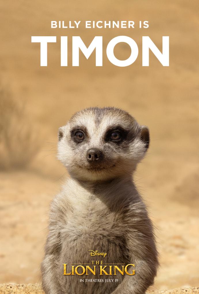 11 Character Posters for Disney's Live-Action 'The Lion King'