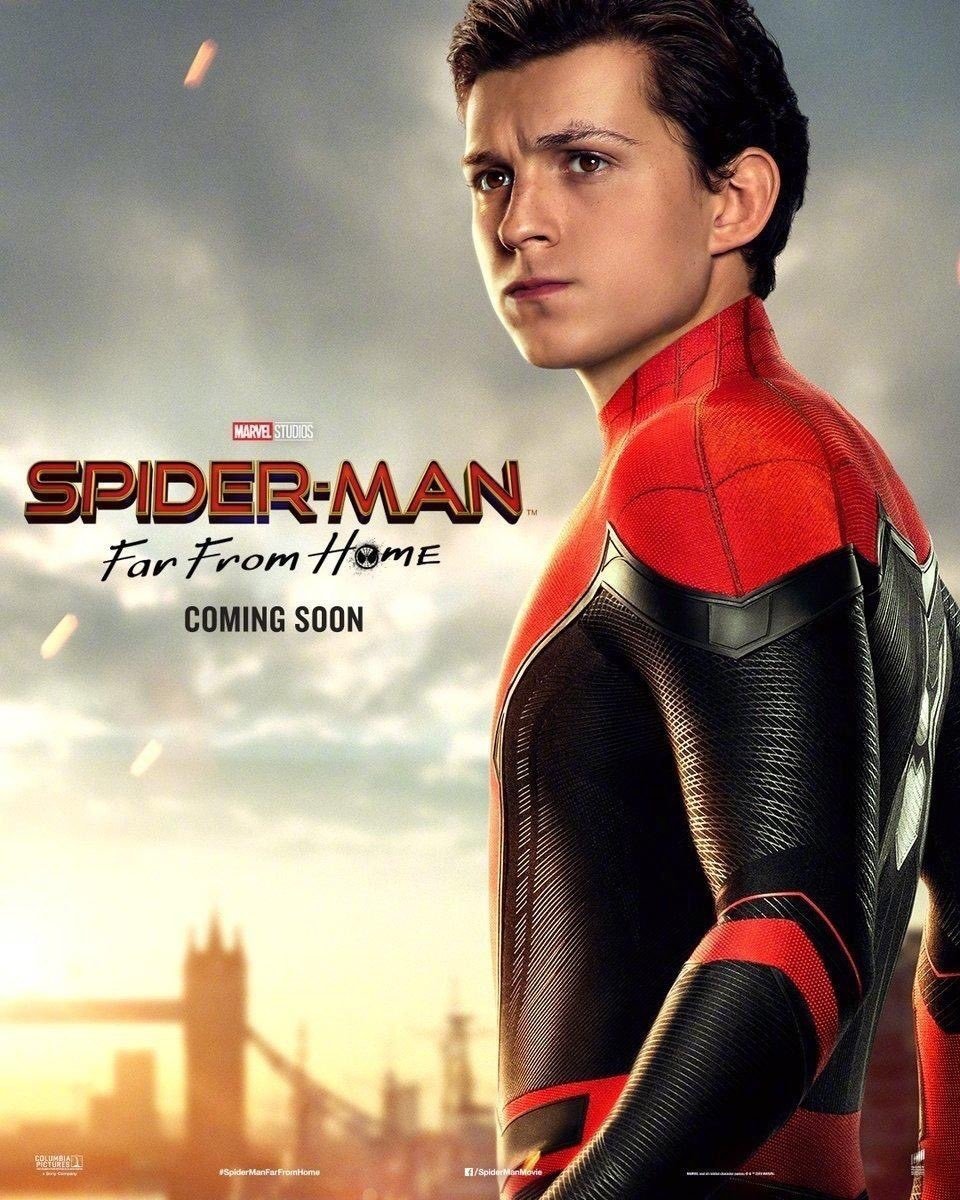 International Character Posters for 'Spider-Man: Far From Home'
