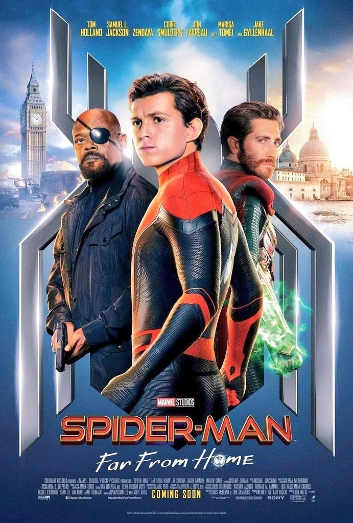International Character Posters for 'Spider-Man: Far From Home'