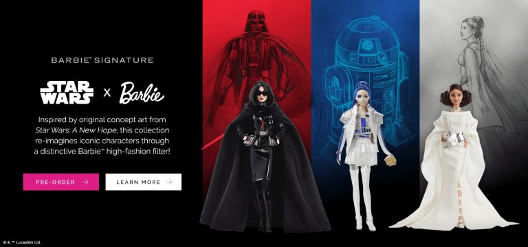Check Out Mattel’s New “Star Wars” Inspired Barbies
