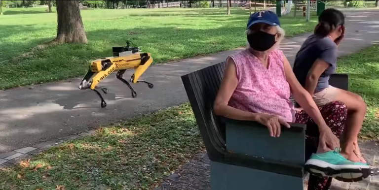 Skynet’s New Origin? Robot Dog to Monitor Social Distancing in Singapore